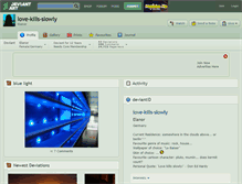Tablet Screenshot of love-kills-slowly.deviantart.com