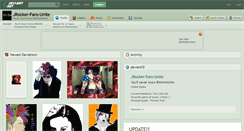 Desktop Screenshot of jrocker-fans-unite.deviantart.com