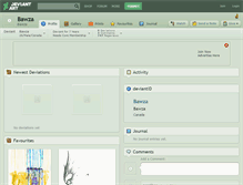 Tablet Screenshot of bawza.deviantart.com
