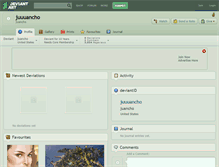 Tablet Screenshot of juuuancho.deviantart.com