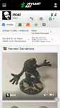 Mobile Screenshot of moal.deviantart.com