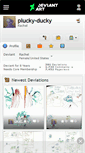Mobile Screenshot of plucky-ducky.deviantart.com