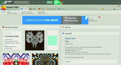 Desktop Screenshot of akuma-tsuki.deviantart.com