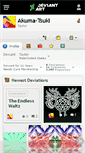 Mobile Screenshot of akuma-tsuki.deviantart.com