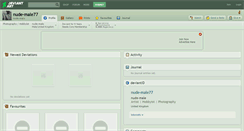 Desktop Screenshot of nude-male77.deviantart.com
