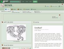 Tablet Screenshot of dani-mania.deviantart.com