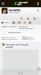 Mobile Screenshot of cawakitty.deviantart.com