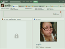 Tablet Screenshot of cawakitty.deviantart.com