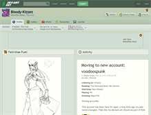 Tablet Screenshot of bloody-kizzez.deviantart.com