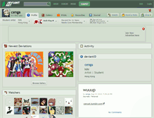 Tablet Screenshot of cenga.deviantart.com