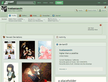 Tablet Screenshot of koalaassassin.deviantart.com