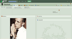 Desktop Screenshot of churchwell.deviantart.com