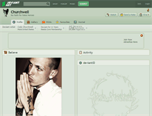 Tablet Screenshot of churchwell.deviantart.com