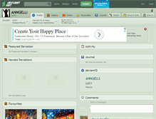 Tablet Screenshot of anngelli.deviantart.com
