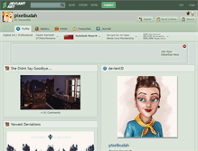 Tablet Screenshot of pixelbudah.deviantart.com