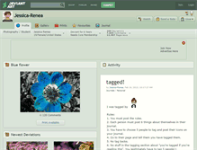 Tablet Screenshot of jessica-renea.deviantart.com