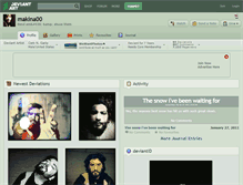 Tablet Screenshot of makina00.deviantart.com