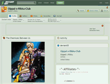 Tablet Screenshot of gippal-x-rikku-club.deviantart.com