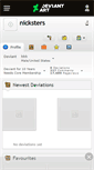 Mobile Screenshot of nicksters.deviantart.com