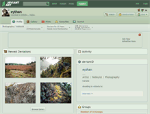Tablet Screenshot of eythan.deviantart.com