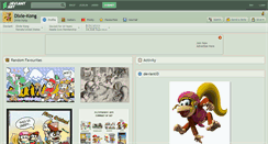 Desktop Screenshot of dixie-kong.deviantart.com