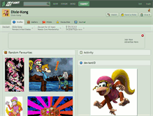 Tablet Screenshot of dixie-kong.deviantart.com