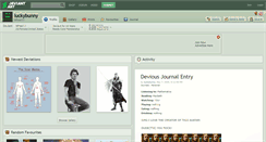 Desktop Screenshot of luckybunny.deviantart.com