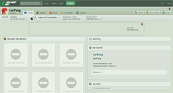 Desktop Screenshot of lanfang.deviantart.com