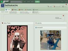 Tablet Screenshot of flashfloodwarning.deviantart.com