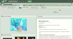 Desktop Screenshot of eternal-spring.deviantart.com