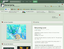 Tablet Screenshot of eternal-spring.deviantart.com