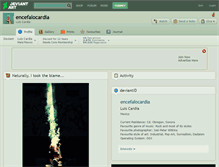 Tablet Screenshot of encefalocardia.deviantart.com