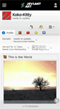 Mobile Screenshot of koko-kitty.deviantart.com