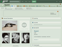 Tablet Screenshot of ilayanet.deviantart.com