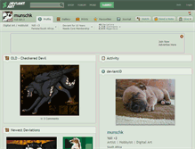 Tablet Screenshot of munschk.deviantart.com