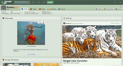 Desktop Screenshot of fennecx.deviantart.com