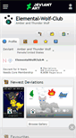 Mobile Screenshot of elemental-wolf-club.deviantart.com