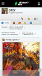 Mobile Screenshot of gtzy.deviantart.com