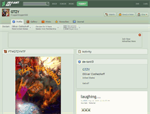 Tablet Screenshot of gtzy.deviantart.com
