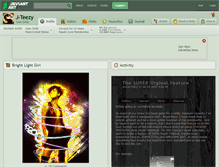 Tablet Screenshot of j-teezy.deviantart.com