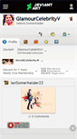 Mobile Screenshot of glamourcelebrityv.deviantart.com