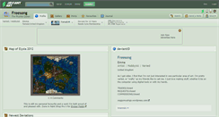 Desktop Screenshot of freesong.deviantart.com