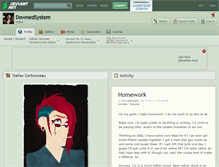 Tablet Screenshot of downedsystem.deviantart.com
