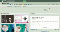 Desktop Screenshot of fluttertown.deviantart.com