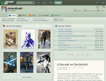 Tablet Screenshot of kenpudiosaki.deviantart.com