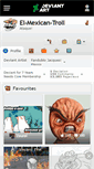 Mobile Screenshot of el-mexican-troll.deviantart.com