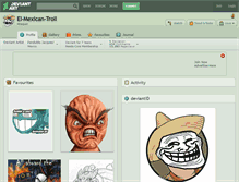 Tablet Screenshot of el-mexican-troll.deviantart.com