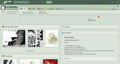 Desktop Screenshot of kyotosora.deviantart.com