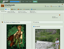 Tablet Screenshot of kchanreynolds.deviantart.com