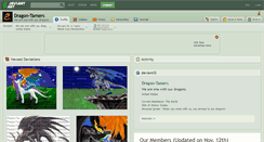 Desktop Screenshot of dragon-tamers.deviantart.com